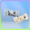 2022 Dropship Designer Knitted Bow Headbands Hairbands For Women Girl Winter Elastic Knit Triangle Metal Headband Hairband Head5721559