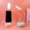 Table Lamps Cartoon LED Desk Lamp Pet Animal Usb Recharge Battery Night Light Child Eye Protection Warm White For Study