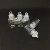 1ml Vials Clear Glass Wishing Vial with Plastic Plug Mini Glass Bottle Empty Sample Jars Small 22x11mm(HeightxDia) Cute Craft Wish Bott Bseg