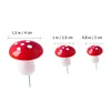 Festive Supplies 30 Pcs Plug-in Mushroom Cake Insert DIY Decor Mini Figurines Statue Pick Cupcake Picks Foam Inserts Baby Miniture