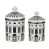 Neuschwanstein Castle Candle Holder Candles Jar Retro Storage Bin Caft Caft Home Decoration Jewerlly Box1289G