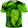 Herren-T-Shirts Design Gemüse Herren 3D Slim Fit Karotte Banane Lässig Benutzerdefinierte Harajuku Plus Größe S-5XL
