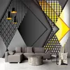 Benutzerdefinierte Tapete 3D Nordic Geometrische Muster Wandbild Wohnzimmer Schlafzimmer Kreative Selbstklebende Wasserdichte Wand Aufkleber Hause Decor250D