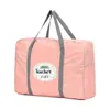 Duffel Bags Foldable Travel Handbags Large Capacity Clothing Organizer Unisex Luggage Sorting Women Catoon Teacher Printing Duffle Bag