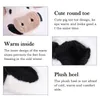 Paar kawaii dames dieren cartoon slipper schattige winter pluizige warme, warme melk koe huizen pantoffels grappige schoenen 231128 182 s