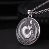 GX010 Schlafender Fuchs im Reisig Anhänger Kette Wikinger Vintage Talisman Antik Silber Charms Schmuck DIY Handmade297o