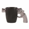 7v24 Mugs Fashionable and Creative Shaped Internet Famous Revolver 3d Ceramic Personalized Coffee Cups Drinking Utensils