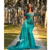 Hunter Sleeves Prom Dresses Of The Shoulder Country Evening Gowns African Mermaid Dress Plus Size Beach Reception 328 328