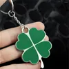 Chavedias Creative Green Color Green Clover FORTUNE KECHANCHAIN ​​CHAIN ​​CHAK ANEL ANEL PENENTE ACESSORES DE MENINAS CHANEYRING GORES