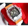 Luxe horloges voor heren Mechanisch horloge Richa Mill Rm35-02 Volautomatisch mechanisch uurwerk Saffierspiegel Rubberen horlogeband Zwitsers merk