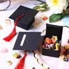 Подарочная упаковка 5pcs выпускной кепка Candy Box Старший класс 2023 г. Магистр колледжа средней школы Поздравляем
