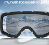 Kayak Goggles Profesyonel Gözlük Erkek Kadın Antifog Silindirik Kar Kayak Koruması Kış Yetişkin Spor SnABoard Gafas