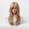 Synthetic Wigs Chemical Fiber Wig Eight Character Bangs Multi-color Option's Long Curly Wigs Daily Use