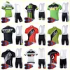 Scott equipe ciclismo manga curta camisa bib shorts conjuntos inteiros almofada gel 9d marca superior qualidade bicicleta sportwear u821072189