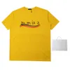 Designer t-shirt Shirt High Edition 23 Early Spring Sleeve T-shirt Coke Wave Graffiti Print Trend Lovers