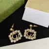 Designer Letter Earring Stud For Women Fashion Earrings Diamonds Gold Earrings Luxury Jewelry Mens Hoop Earring Studs 2208041D264x