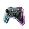 Game Controllers Joysticks Switch game handle switch pro transparent luminous RGB Android phone 231128