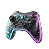 Gamecontroller Joysticks Switch Game Handle Switch Pro transparent leuchtendes RGB Android-Telefon 231128