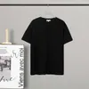Tasarımcı Yaz Kadınlar Tişört Doğru Spring Street Luojia 23SS 3D Kabartmalı Günlük Konfor Os Gevşek Kollu T-Shirt
