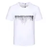 T-Shirt der Entwerfer-Männer klassischer Buchstabe gedruckte Frauen-kurze Hülsen-Straße Loses beiläufiges T-Shirt 100% Baumwollart und weise Schwarzweiss-Qualität dama sizeM-3XL