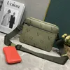 10A Luxurys designer väska män kvinnor 3 st trio äkta läder messenger handväska crossbody väskor shopping väska axel väska handväskor plånböcker tygväska ryggsäck