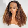 Synthetic Wigs 2024 Product Front Lace Long Curly Human Hair 13 * 4 Front Lace Front Mixed Wig Cover