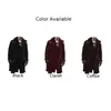 Men's Trench Coats Men Youth Winter Warm Overcoat Faux Leather Mid-Length Parka Fashion Coat