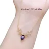 Luxe exquis Zircon Elk colliers pour femmes élégant clavicule chaîne mode cristal cerf pendentif fête bijoux cadeau de noël