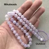 Pierres précieuses en vrac en gros naturel 8mm lavande améthyste Quartz perles rondes lisses pour la fabrication de bijoux collier à faire soi-même bracelet ou cadeau