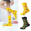 Calcetines de mujer vestido colorido divertido para mujer patrones cálidos impresos finos para deportes de acampada al aire libre