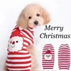 Vêtements pour chiens Vêtements d'hiver chauds pour chiens Vêtements de vacances de Noël Pull Outfit Manteau pour petits chiens moyens Chat Pet Costume de Noël Fournitures Année Cadeaux 231129