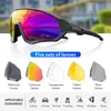 Outdoor Eyewear Riding Cycling Sunglasses Mtb Polarized Sports Cycling Glasses Goggles Bicycle Mountain Bike Glasses Men's Women Cycling Eyewear 230428