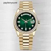 Rolaxs Watch Diamond Watches Man with Box Luxury Automatic Watchs for Boss Classic Wristwatchesスタイルステンレス鋼41mmゴールドラミナスSapph RJ