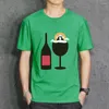 Men's T Shirts The Frequent Hair Girl In Wine Glass Men'S T-Shirt Cotton O-Neck Tshirt Casual Quality Tee Chic Loose Man Clothing