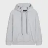 Küçük At Nakış Erkek Hoodies Erkekler Sweatshirt Sonbahar Kış Gevşek Fit Kapüşonlu Drawstring Büyük Cep Kazak Üstler Kalın Polar Asta Hoodie