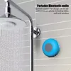 Bluetooth-колонка для душа, водонепроницаемая беспроводная громкая связь, портативный спикерфон со встроенным микрофоном, 4 часа воспроизведения и специальной присоской для ванны в ванной комнате.