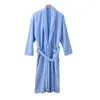 Dames nachtkleding Dames Pluche Badjas Flanel Koraal Warm Fleece Gezellig Winter Voor koppels Thermisch