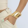 Bangle Punk Vrouwen Open Armbanden Golden Club Party Legering Verklaring Armlets Charms Zigeuners Hiphop Feminina