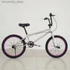 Cyklar 20 tum BMX Fancy Stunt City Street Bike U Brake Steel Frame Minni Racing Performance Bicyc Children's Men and Women Aldult Q231129