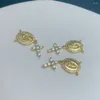 Charms Small Zircon Cross Virgin Mary Pendants For Jewelry Making DIY Necklace Connector Accessories