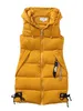 Women's Vest s Quilted Puffer with Detachable Hooded Sleeveless ZipperUp Stylish Autumn Winter Casual Warm Outerwear 231128