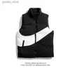 Gilet da uomo Gilet da uomo Giacca Nuovo inverno Divertente Stampa Caldo piumino di cotone Gilet imbottito Giacche senza maniche Gilet maschile Homme Sport Panno di marca Q231129