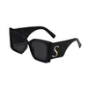 French luxury ysl Sunglasses brand designer Cat Eye Women Sunglasses Fashion Shades Sunglasses for Woman Black frame Eyeglass Beach