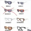 Lunettes de soleil Designer Luxe Métal Creux Triangle Inversé Jambe Uv400 Lettre P Femmes Avec Logo Drop Livraison Accessoires De Mode Dhisf