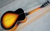 Vänsterhandad solid gran Top 43 tum SJ200 Sunburst Acoustic Guitar Rosewood Fingerboard Mahogny Neck Maple Back Side grossist Hög kvalitet