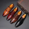 Men's Dress Office Shoes Men Casual Business Leather Shoe Mens Fashion Wedding Party Flats Plus Size 48