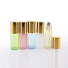 3ML Roll On Bottle Pearl Lustre Colors Rollon Metal Roller Ball Bottle Essential Oil Liquid fragrance Tibtg