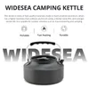 Camp Kitchen Widesea Camping Cookware Set Outdoor Pot Tableware Kit Cooking Water Kettle Pan Travel Cutlery Utensils Hiking Picnic Equipment 231128