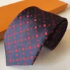 Tie Designer Fashion Men's Silk Tie Jacquard Letter Tie Classic Business Men Luxury Slips