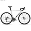 自転車は米国から出荷されます/サバカーボンファイバーロードバイクR08 Shiman0 SORA R3000 18Speed Aluminum Wheelsデュアルディスクブレーキ9.6kg Q231129